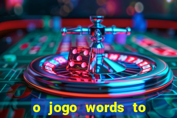 o jogo words to win paga mesmo